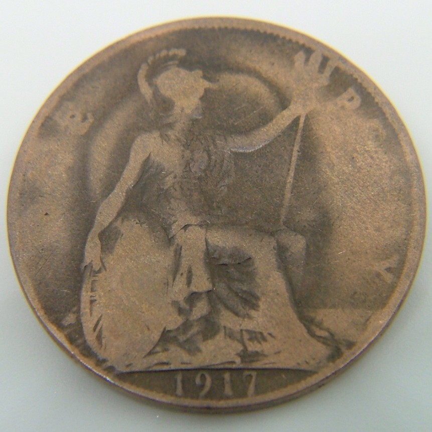 Additional view 2 of Great Britain 1 Penny 1917 coin