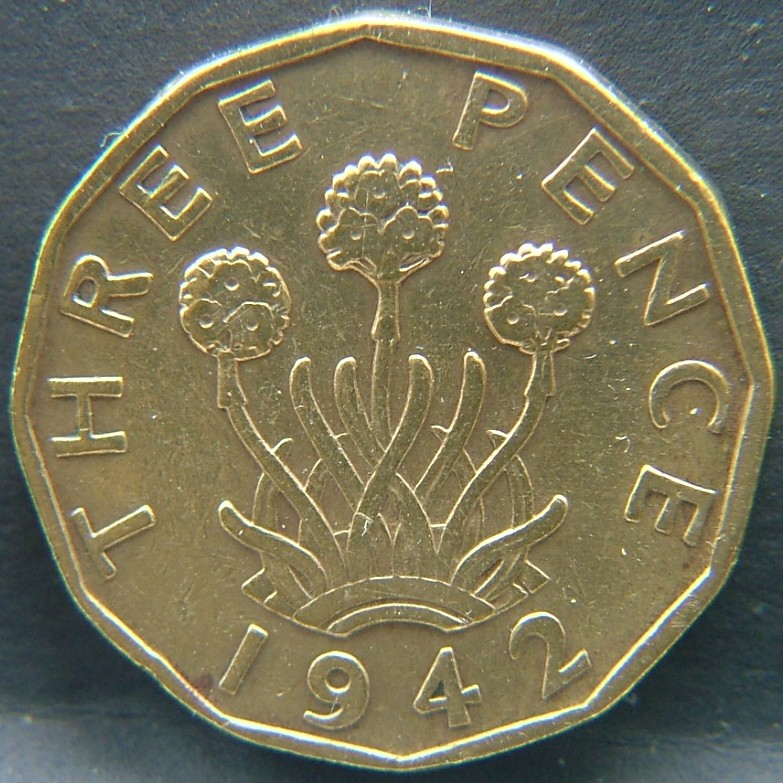 Additional view 1 of 🇬🇧 United Kingdom – Monarchs and Milestones 3 Pence 1942 coin