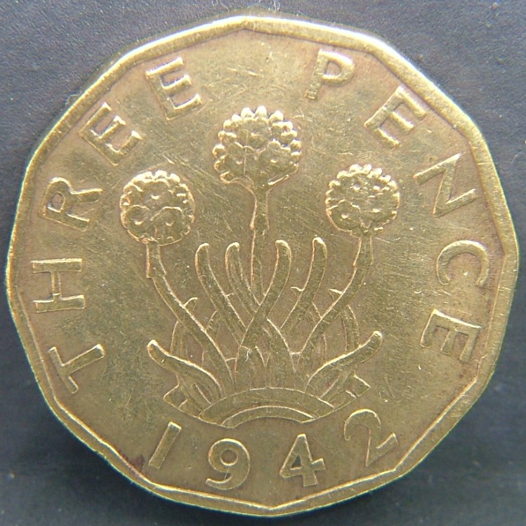 Additional view 2 of 🇬🇧 United Kingdom – Monarchs and Milestones 3 Pence 1942 coin