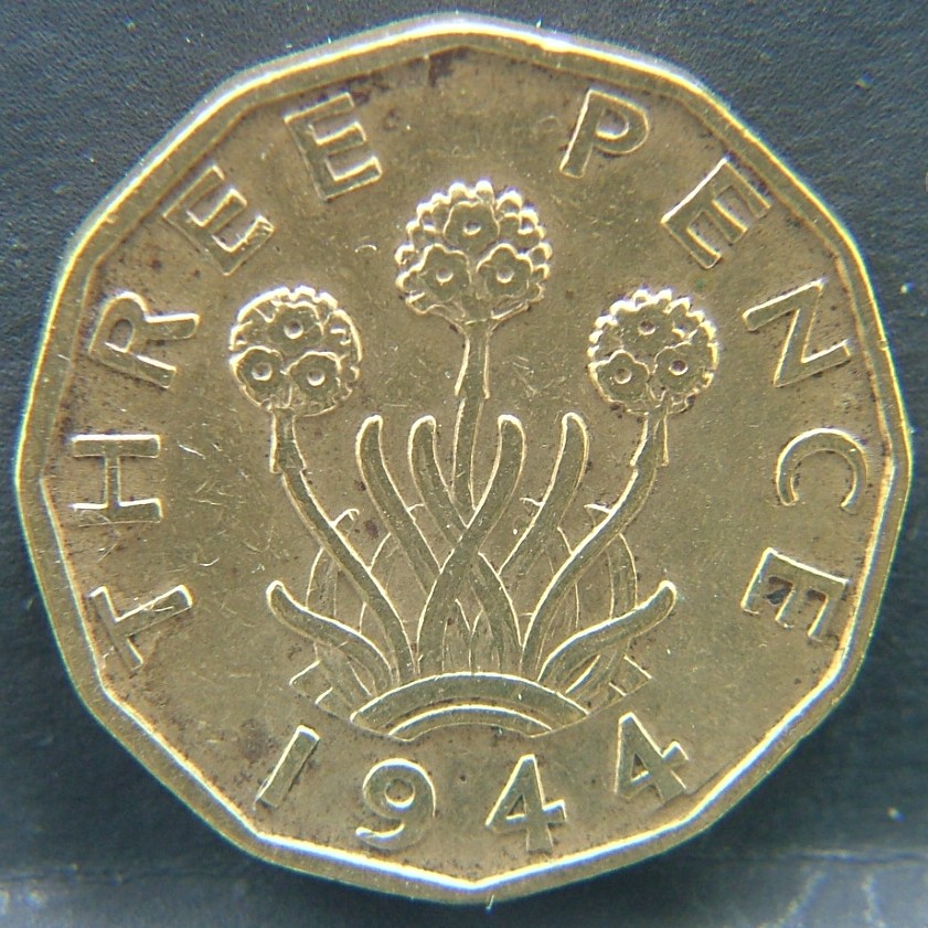 Additional view 1 of 🇬🇧 United Kingdom – Monarchs and Milestones 3 Pence 1944 coin
