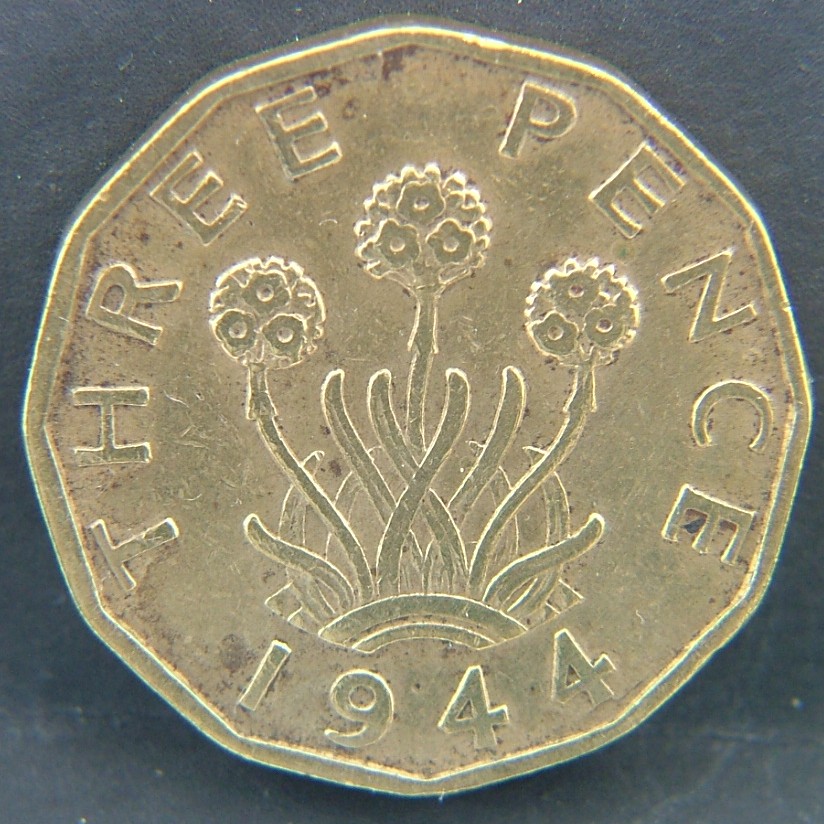 Additional view 2 of 🇬🇧 United Kingdom – Monarchs and Milestones 3 Pence 1944 coin