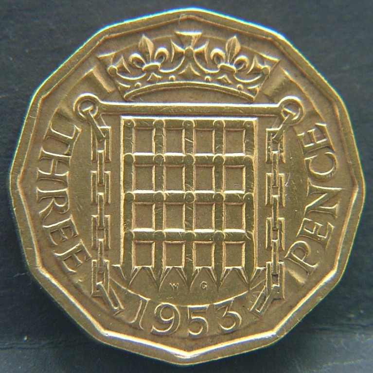 Additional view 2 of 🇬🇧 United Kingdom – Monarchs and Milestones 3 Pence 1953 coin