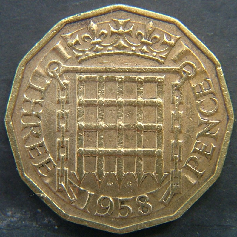 Additional view 1 of 🇬🇧 United Kingdom – Monarchs and Milestones 3 Pence 1958 coin