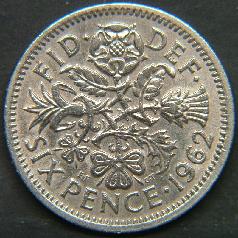 Additional view 2 of 🇬🇧 United Kingdom – Monarchs and Milestones 6 Pence 1962 coin