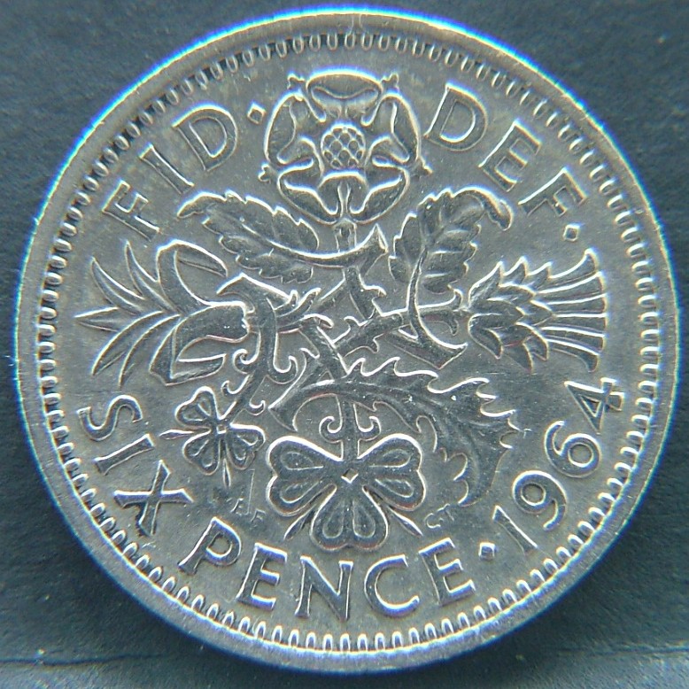 Additional view 1 of 🇬🇧 United Kingdom – Monarchs and Milestones 6 Pence 1964 coin