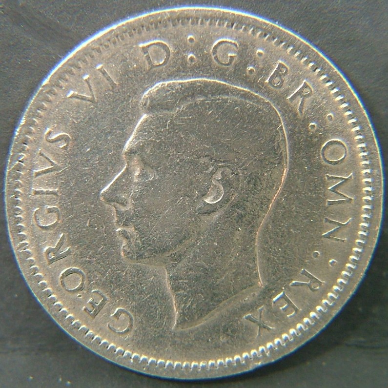 Back side of 🇬🇧 United Kingdom – Monarchs and Milestones 6 Pence 1947 coin