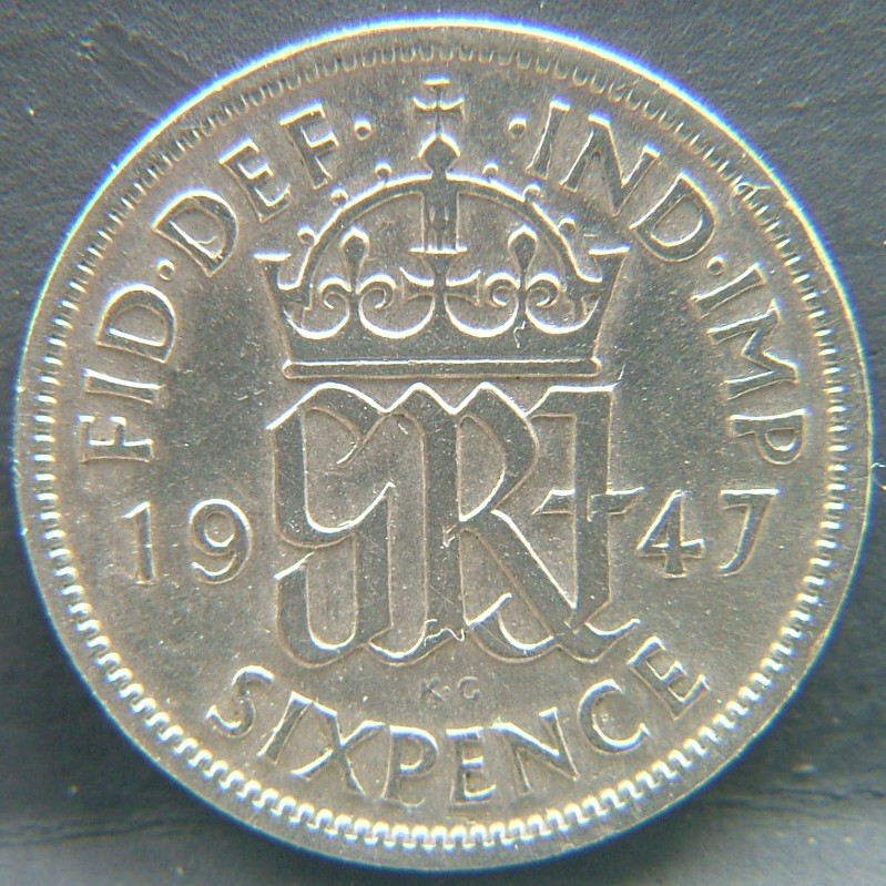 Additional view 1 of 🇬🇧 United Kingdom – Monarchs and Milestones 6 Pence 1947 coin