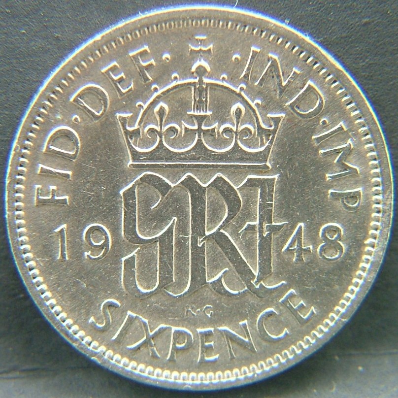 Additional view 1 of 🇬🇧 United Kingdom – Monarchs and Milestones 6 Pence 1948 coin