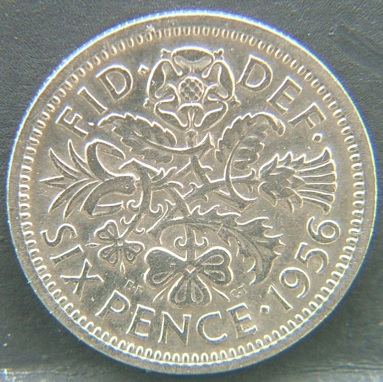 Additional view 1 of 🇬🇧 United Kingdom – Monarchs and Milestones 6 Pence 1956 coin