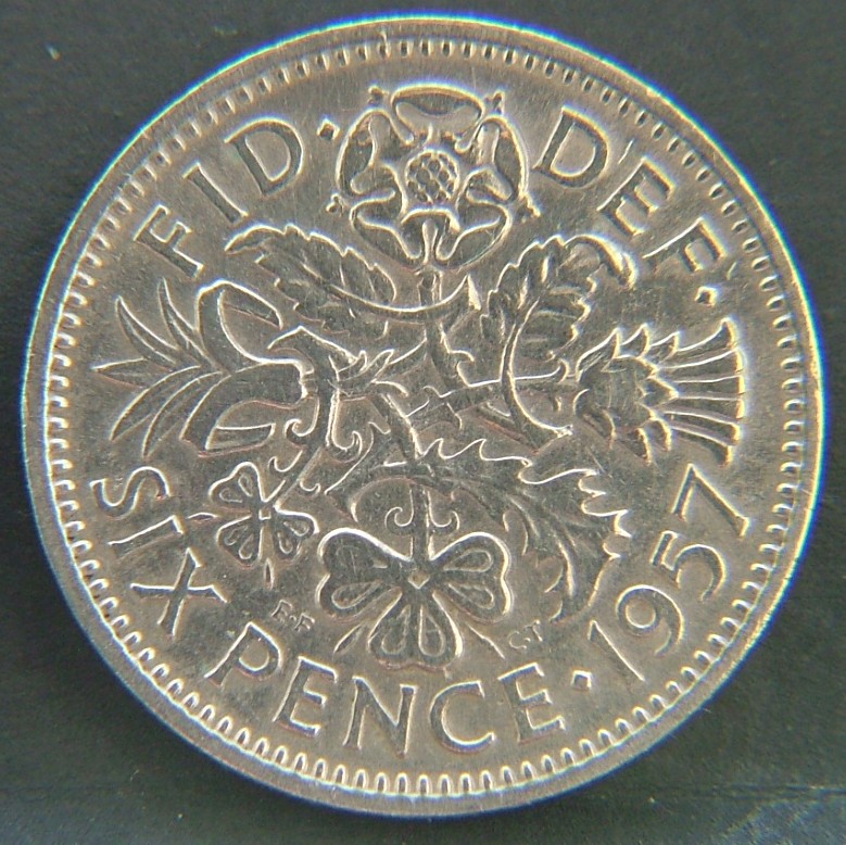 Additional view 2 of 🇬🇧 United Kingdom – Monarchs and Milestones 6 Pence 1957 coin