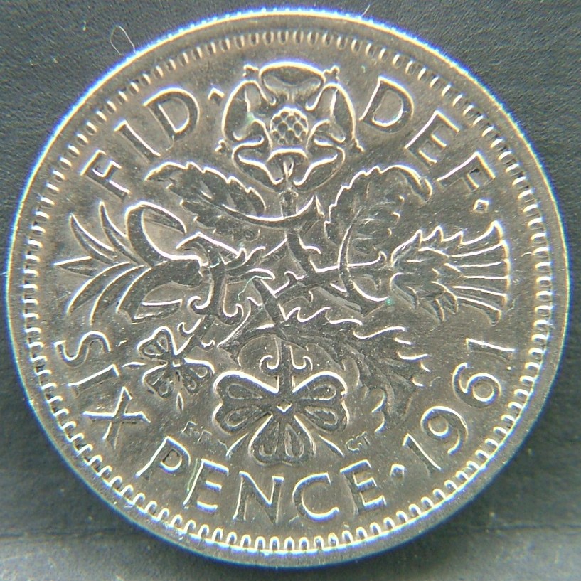 Additional view 1 of 🇬🇧 United Kingdom – Monarchs and Milestones 6 Pence 1961 coin