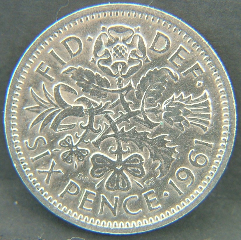 Additional view 2 of 🇬🇧 United Kingdom – Monarchs and Milestones 6 Pence 1961 coin