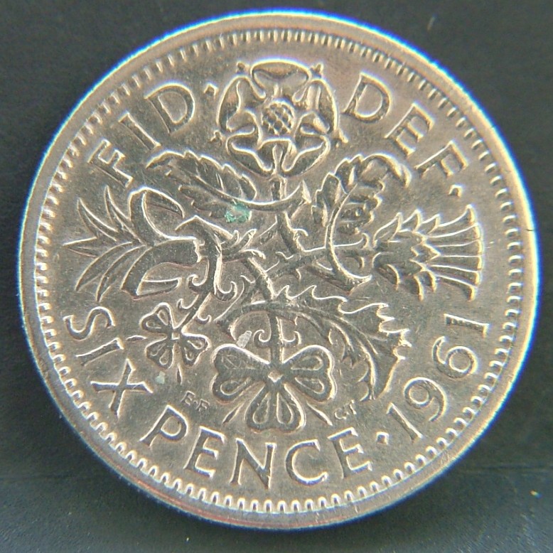 Additional view 2 of 🇬🇧 United Kingdom – Monarchs and Milestones 6 Pence 1961 coin