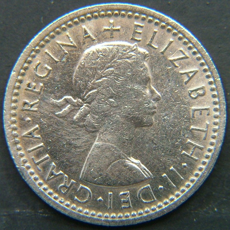 Back side of 🇬🇧 United Kingdom – Monarchs and Milestones 6 Pence 1962 coin