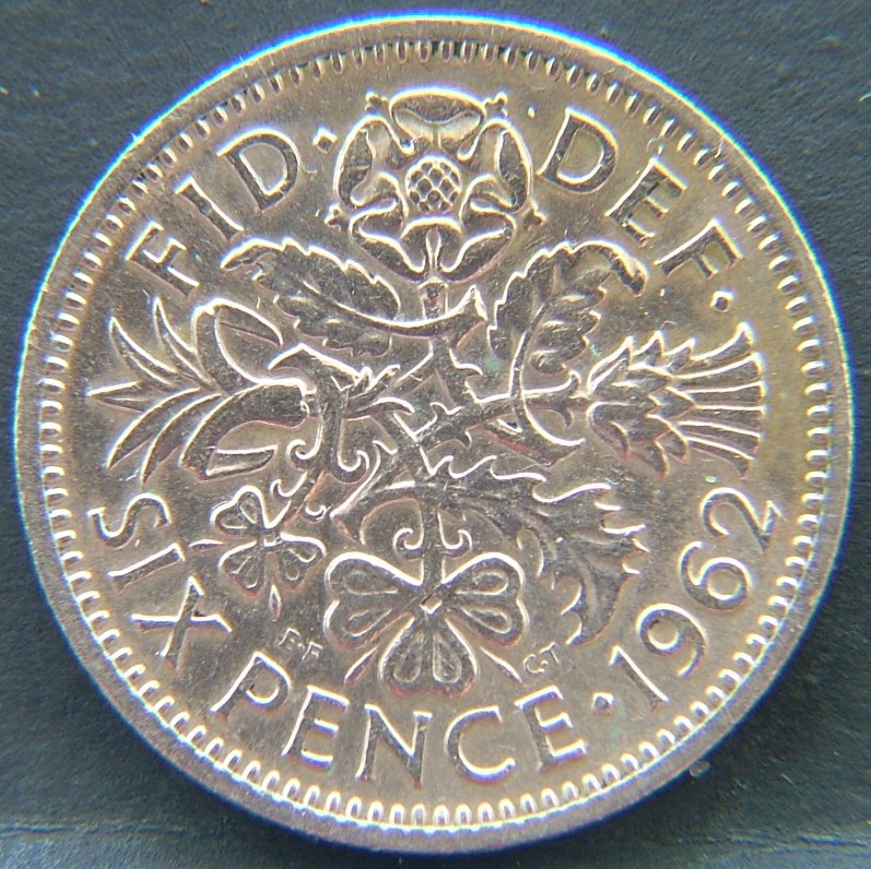 Additional view 2 of 🇬🇧 United Kingdom – Monarchs and Milestones 6 Pence 1962 coin