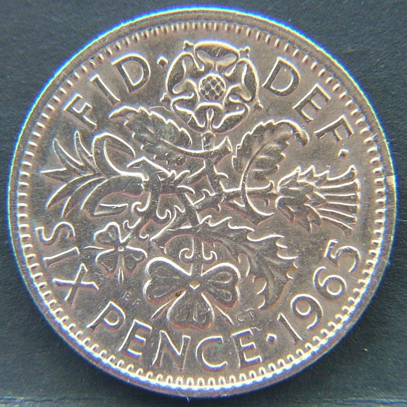 Additional view 2 of 🇬🇧 United Kingdom – Monarchs and Milestones 6 Pence 1965 coin
