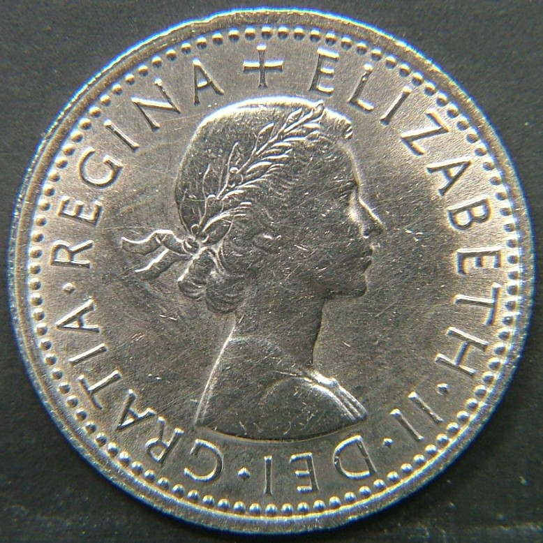 Back side of 🇬🇧 United Kingdom – Monarchs and Milestones 6 Pence 1967 coin
