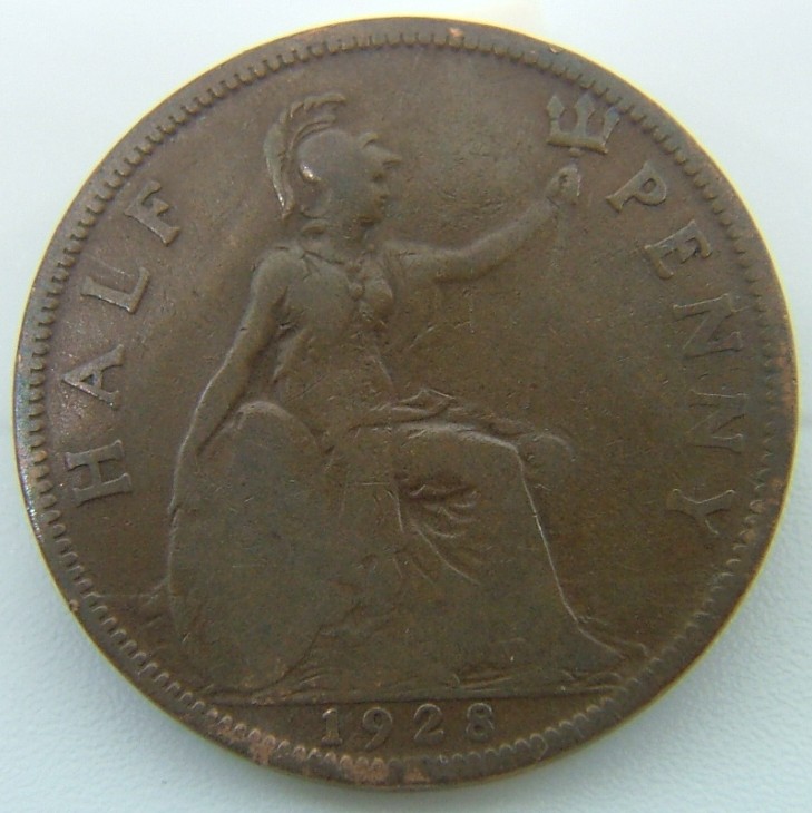 Additional view 2 of Great Britain Half Penny 1928 coin
