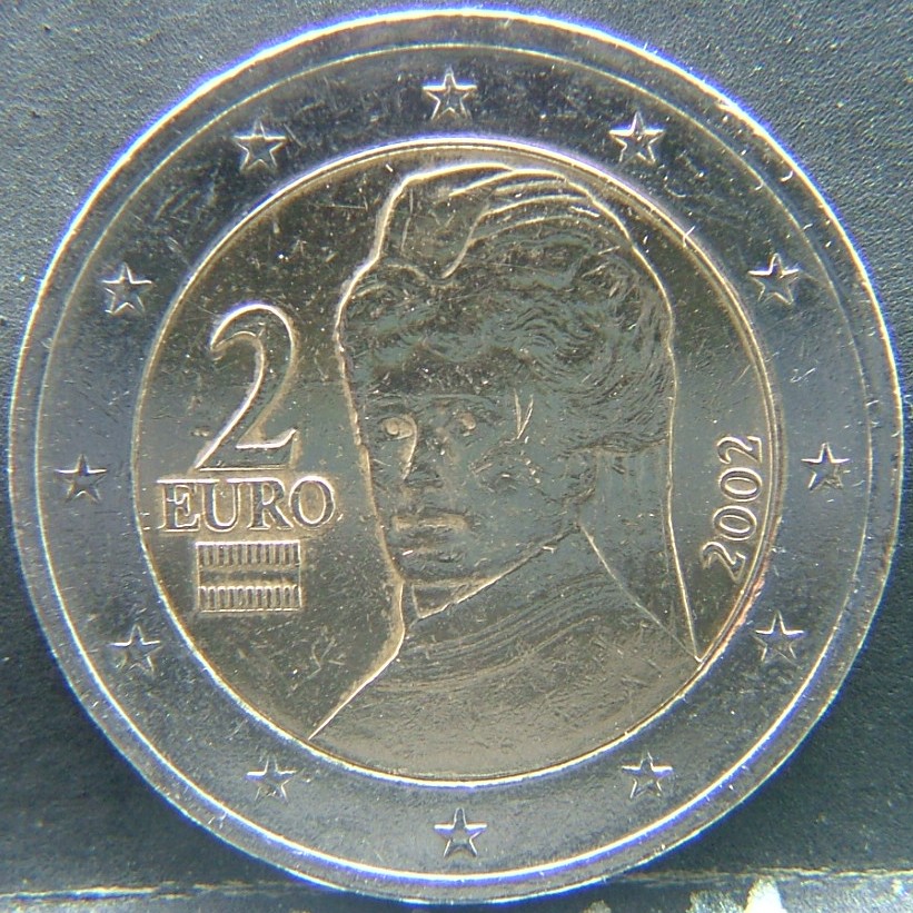 Front side of 🇦🇹 AUSTRIA – Habsburg Heirs and Republic Coins 2 Euro 2002 coin