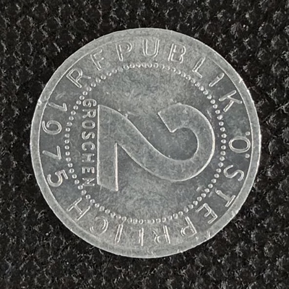 Additional view 2 of Austria 2 Groschen 1975 coin
