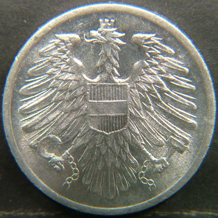 Back side of 🇦🇹 AUSTRIA – Habsburg Heirs and Republic Coins 2 Groschen  1975 object