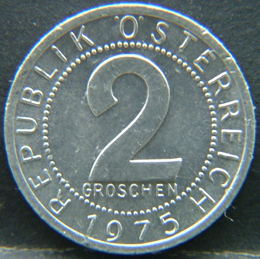 Additional view 1 of 🇦🇹 AUSTRIA – Habsburg Heirs and Republic Coins 2 Groschen  1975 object
