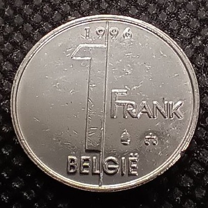 Additional view 1 of Belgium 1 Frank "Belgie" 1996 coin
