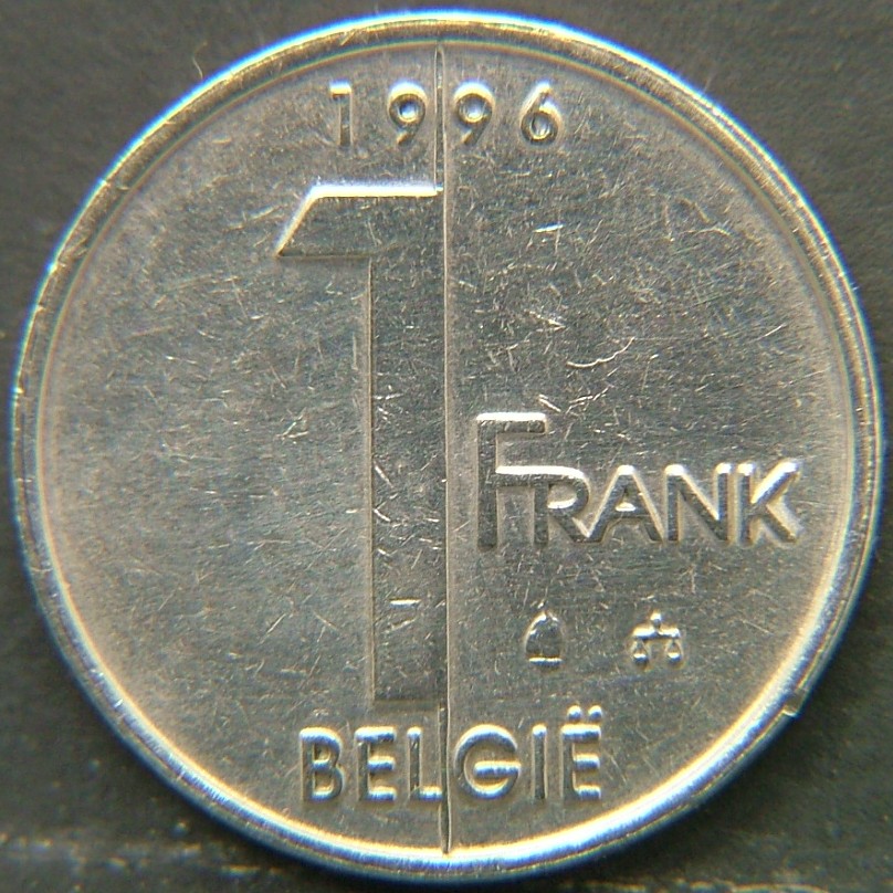 Additional view 2 of 🇧🇪 BELGIUM – Royal Portraits and National Symbols 1 Frank "Belgie" 1996 coin