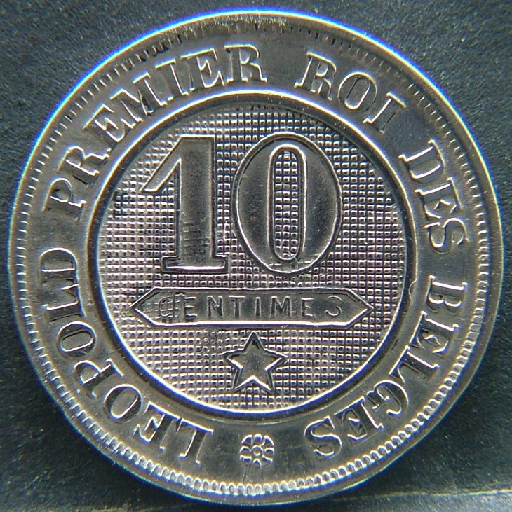 Additional view 1 of 🇧🇪 BELGIUM – Royal Portraits and National Symbols 10 Centimes  1863 object