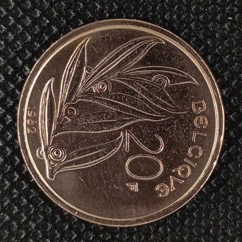 Additional view 2 of Belgium 20 Francs "Belgiqve" 1982 coin