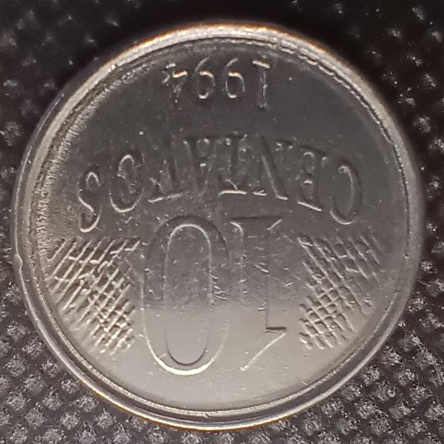 Additional view 1 of Brazil 10 Centavos 1994 coin