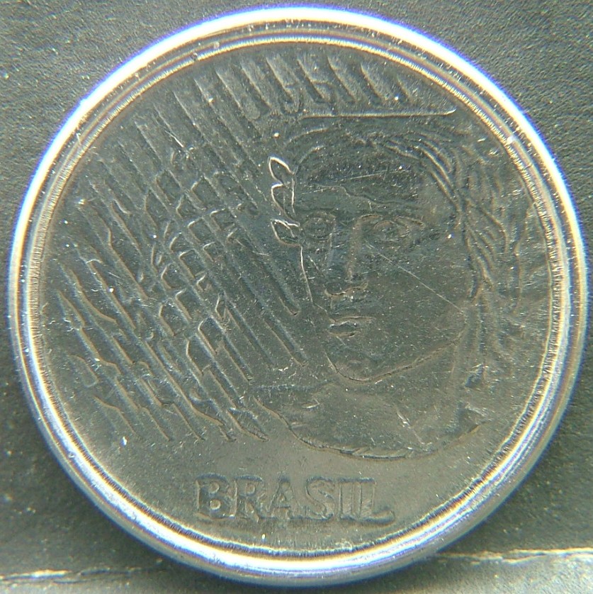 Front side of 🇧🇷 BRAZIL – From Empire to Republic 10 Centavos 1994 coin