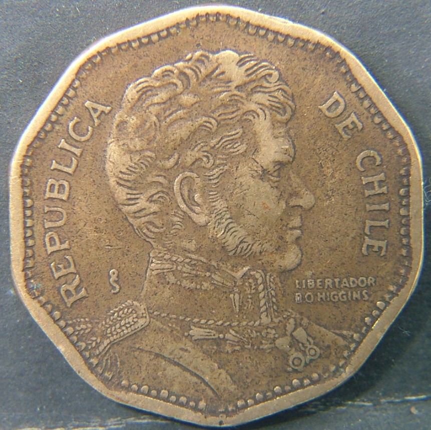 Back side of 🇨🇱 CHILE – Republican & Modern Coinage (1817–Present) 50 Pesos  1995 object