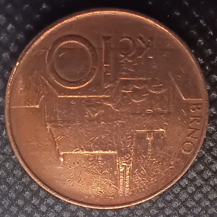 Additional view 2 of Сzech republic 10 Korun 1993 coin