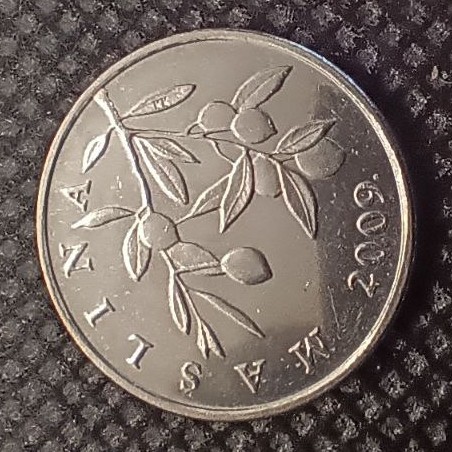 Front side of Croatia 20 Lipa "Maslina" 2009 coin