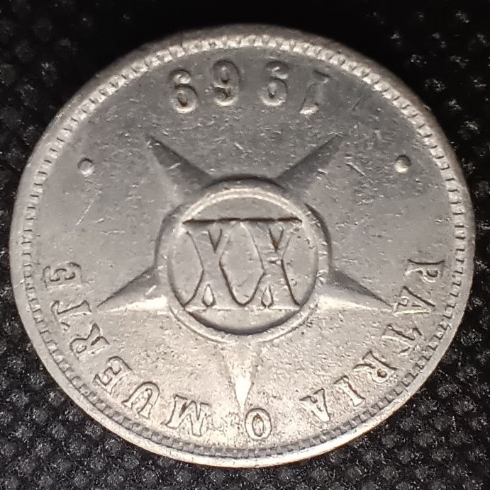 Additional view 1 of Cuba 20 Centavos 1967 coin