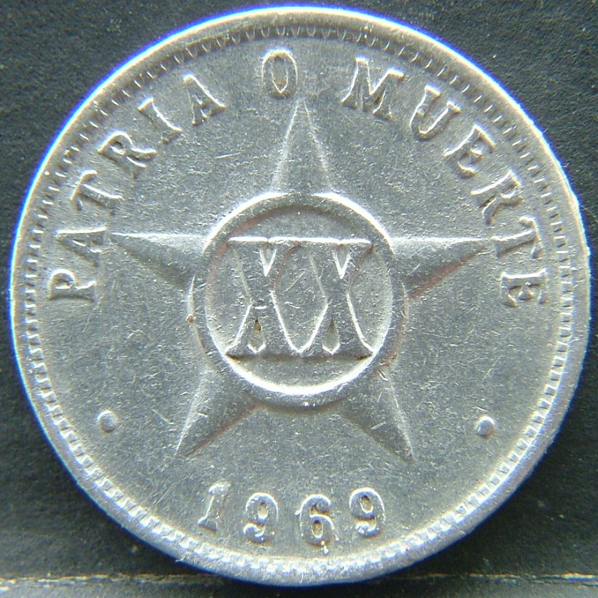 Additional view 1 of 🇨🇺 CUBA – Revolutionary Coinage 20 Centavos  1967 object