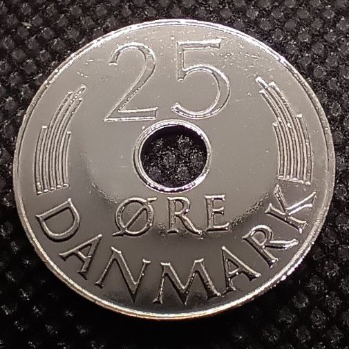 Additional view 1 of Denmark 25 Ore 1980 coin