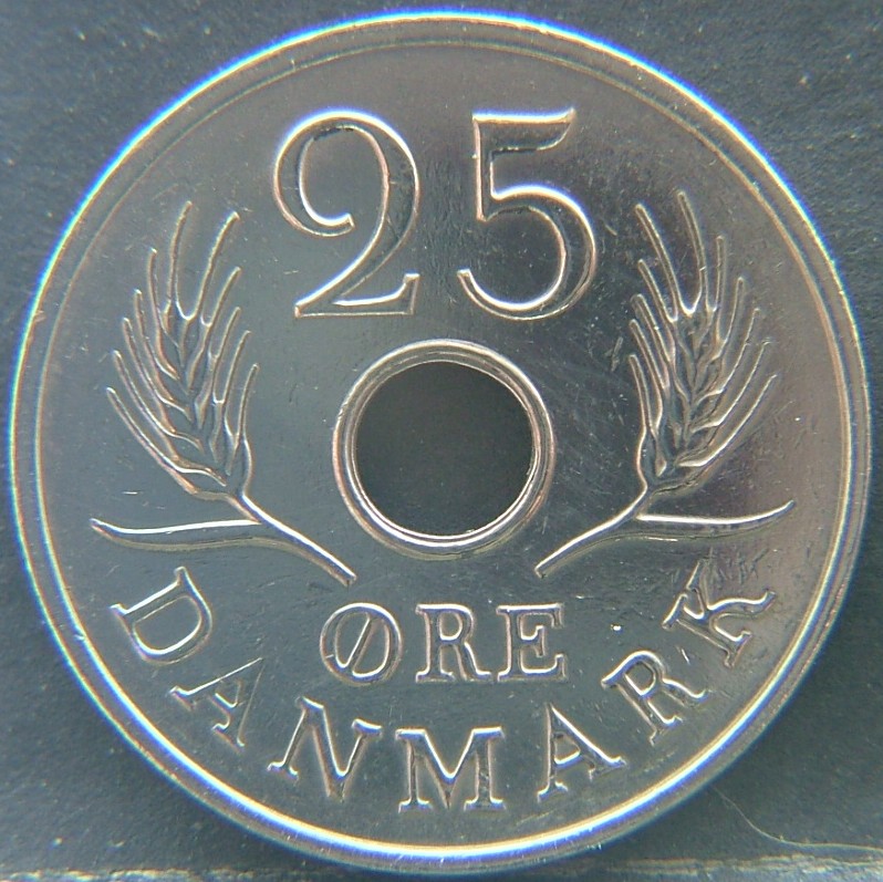 Additional view 2 of 🇩🇰 DENMARK – Viking Roots in Coinage 25 Ore  1967 object