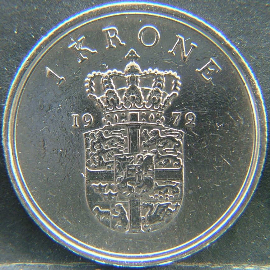 Additional view 1 of 🇩🇰 DENMARK – Viking Roots in Coinage 1 Krone  1972 object