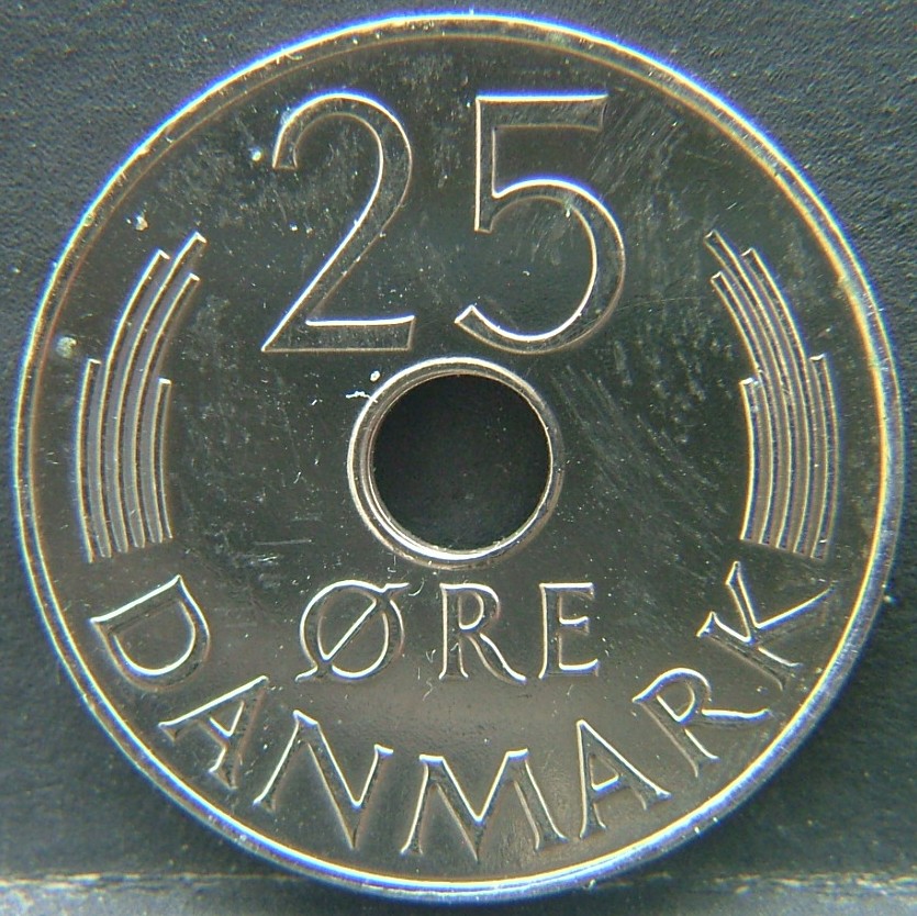 Additional view 1 of 🇩🇰 DENMARK – Viking Roots in Coinage 25 Ore 1980 coin