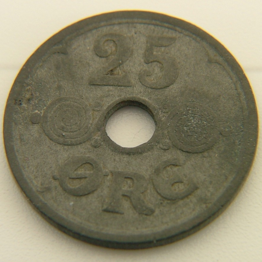 Additional view 2 of Denmark 25 Ore 1942 coin
