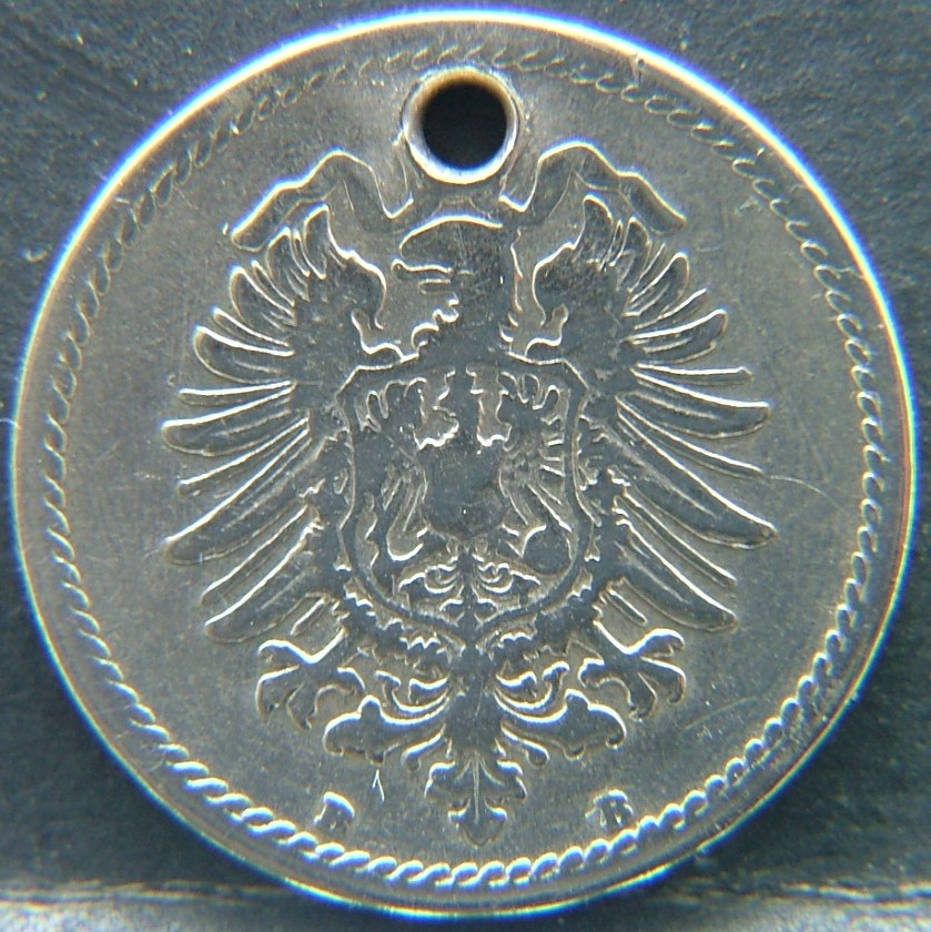 Front side of 🇩🇪 GERMANY – Unified Coins of a Divided History 5 Phenning 1874 coin
