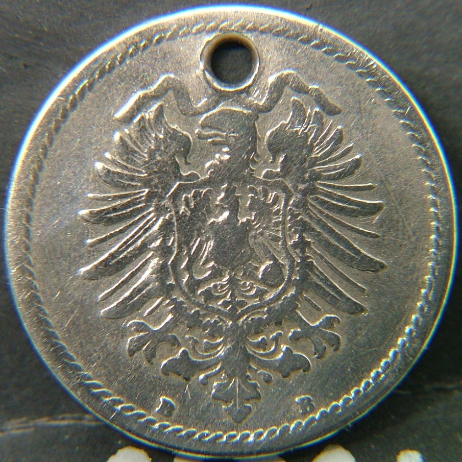 Back side of 🇩🇪 GERMANY – Unified Coins of a Divided History 5 Phenning  1874 object