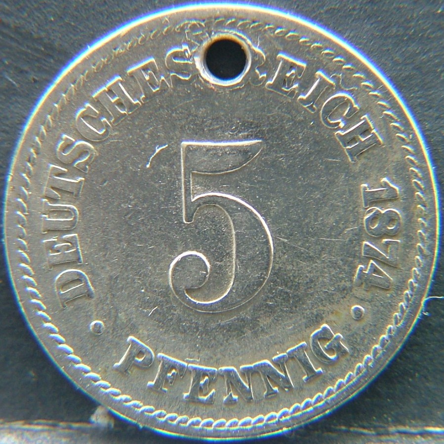 Additional view 1 of 🇩🇪 GERMANY – Unified Coins of a Divided History 5 Phenning  1874 object