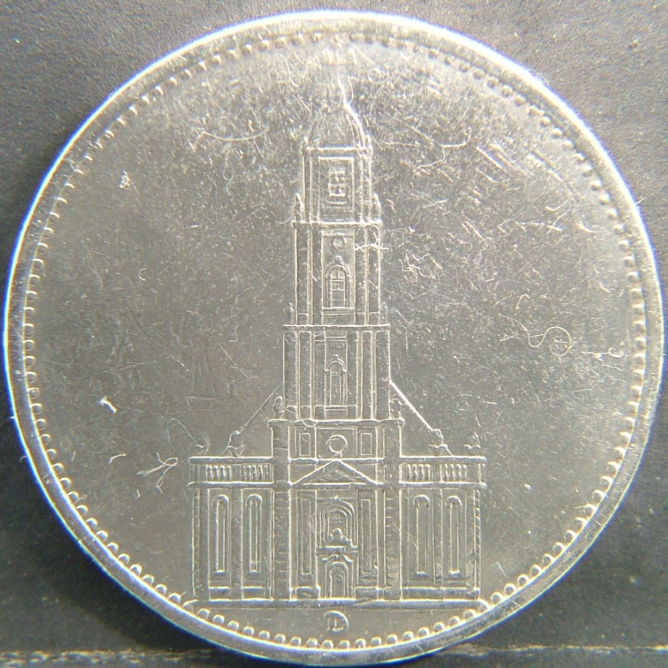 Back side of 🇩🇪 GERMANY – Unified Coins of a Divided History 5 Reichsmark  1934 object