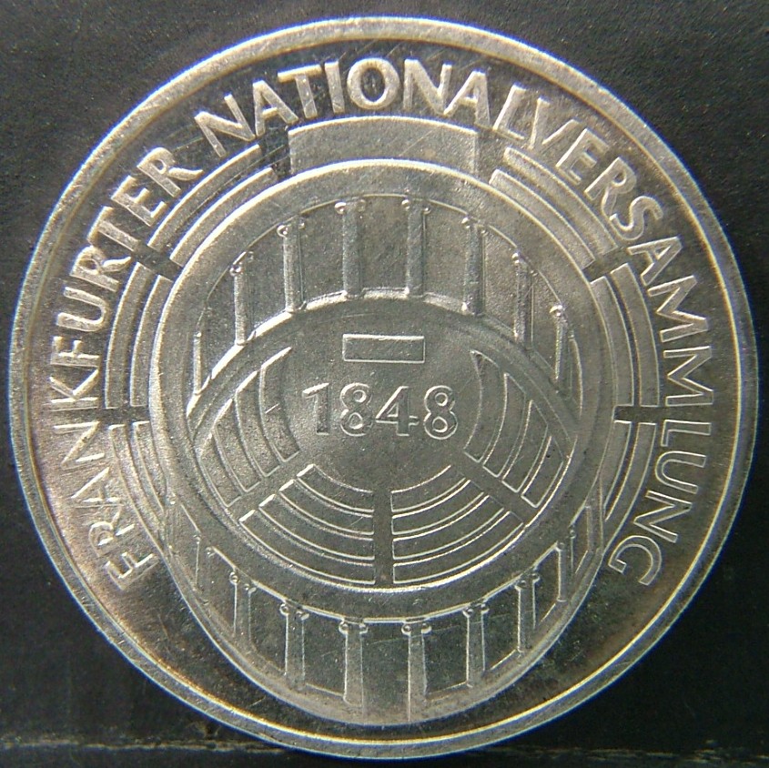 Back side of 🇩🇪 GERMANY – Unified Coins of a Divided History 5 Mark "G"  1973 object