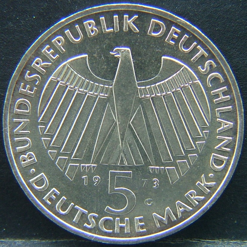 Additional view 1 of 🇩🇪 GERMANY – Unified Coins of a Divided History 5 Mark "G"  1973 object