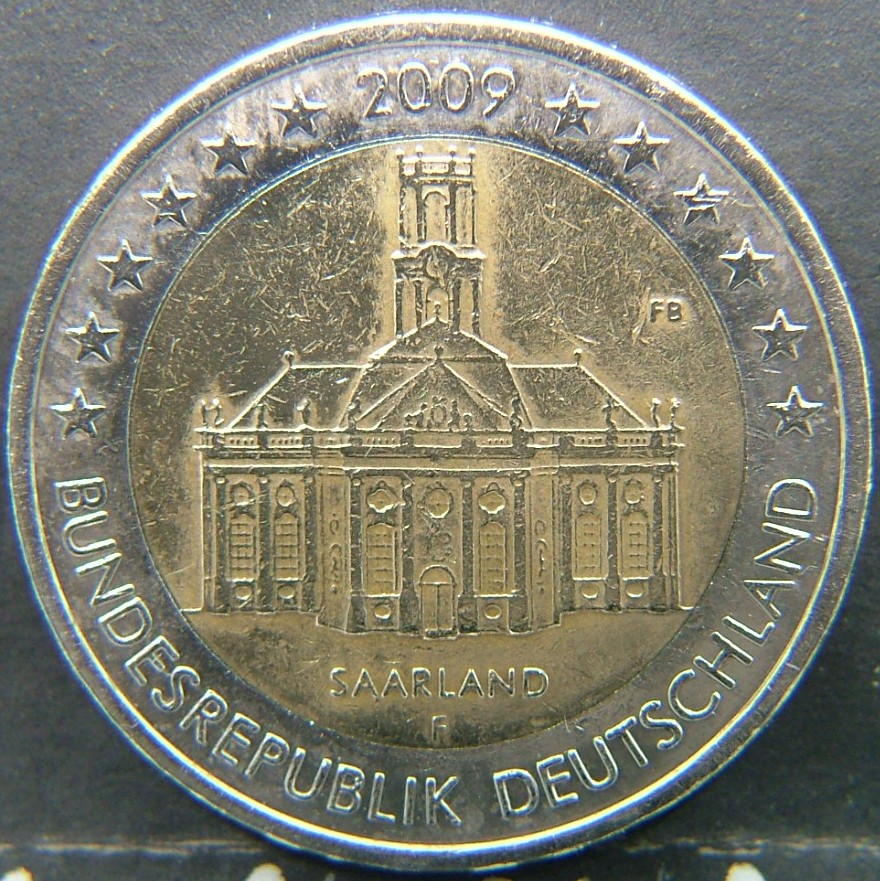 Back side of 🇩🇪 GERMANY – Unified Coins of a Divided History 2 Euro  2009 object