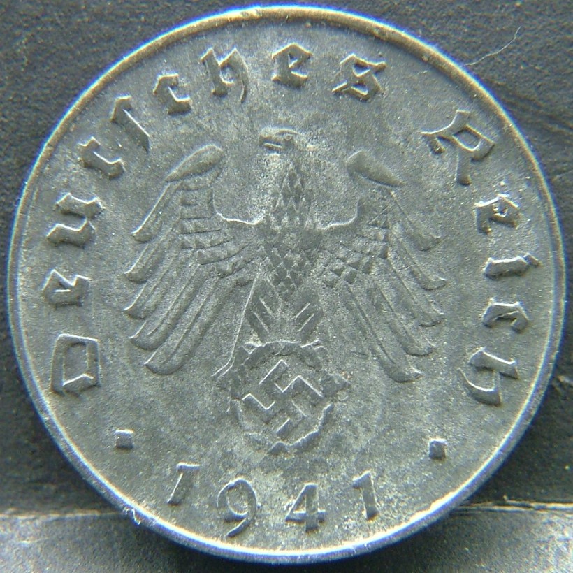 Front side of 🇩🇪 GERMANY – Unified Coins of a Divided History 10 Reichspfennig "J" 1941 coin